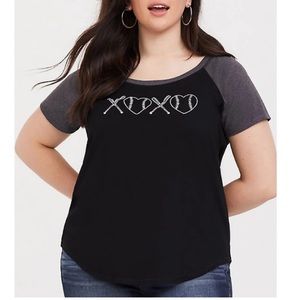 Torrid baseball tee!
